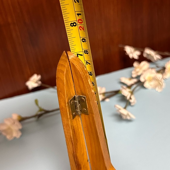 Vintage Folding Wooden Display easel for plates, frames - Picture 5 of 11